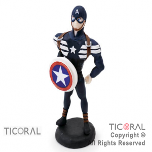 ADORNO CAPITAN AMERICA A. PORCELANA FRIA x 1